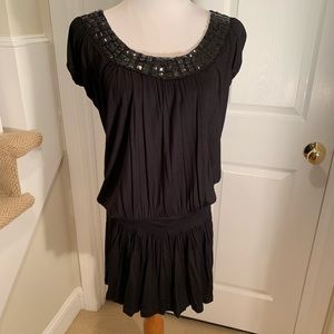 NWOT, Mini dress, embellished neckline